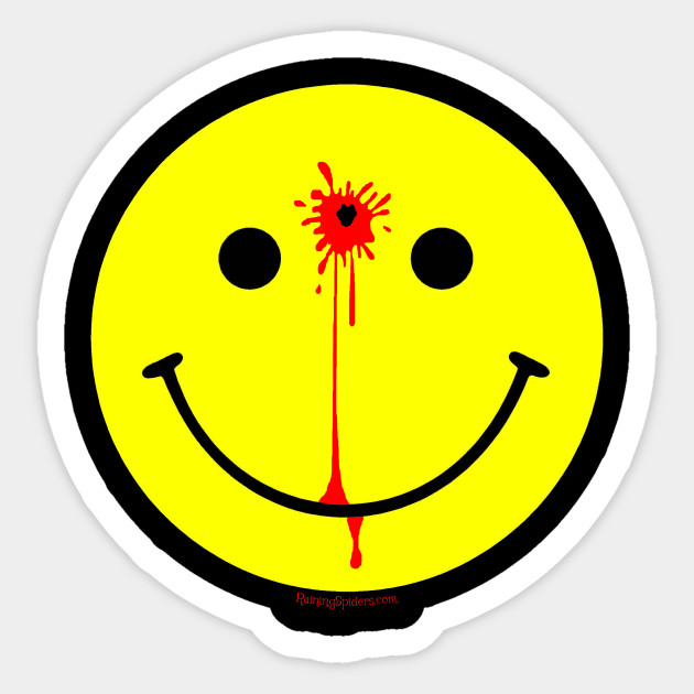 Smiley Face with a Bullet Hole Have a Nice Day Smiley Face